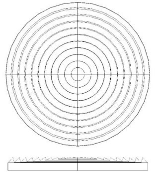 Fresnel lens example